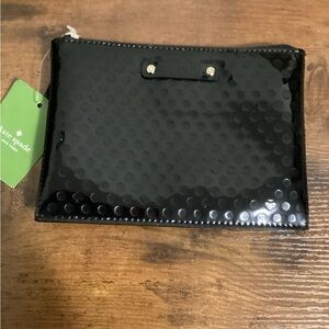 KATE SPADE New York Beale Street Black Mini Pouch Wallet WLRU1626